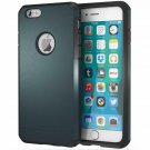 For iPhone 6/6s Case ImpactStrong Heavy Duty Dual Layer Protection Gun Black