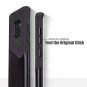 For Samsung Galaxy S9 Plus Case Sea Island Cotton Fabric Slim Hard Back Black