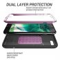 For iPhone7/8 Plus Case Built-in Screen Protector Protection Shockproof Purple