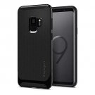 For Samsung Galaxy S9 Plus Case Flexible Herringbone Protection Hybrid Black