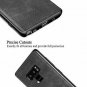 For Samsung Galaxy Note 9 Case Slim PU Leather Vintage Shockproof Black