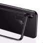 For iPhone Xs Max Case Slim Clear Silicone Electroplated Edge Shockproof Black