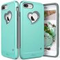 For iPhone 7/8 Plus case Shock Absorbent Protective Sot Teal Gray