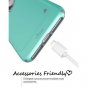 For iPhone 7/8 Plus case Shock Absorbent Protective Sot Teal Gray