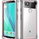 Google Pixel 2 XL Case FullBody Rugged Bumper Builtin Screen Protector Pink