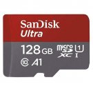 Memory Card SanDisk 128GB Ultra microSDXC UHSI with Adapter Micro SD Full HD