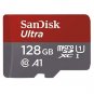 Memory Card SanDisk 128GB Ultra microSDXC UHSI with Adapter Micro SD Full HD