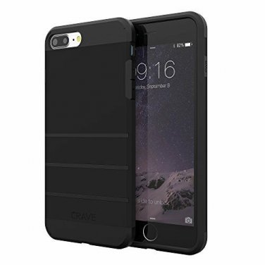 For iPhone 7/8  Plus Crave Strong Guard Protection 5.5 Inch Black New