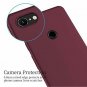 For Google Pixel 3 XL Case  Guardian Series Soft TPU Matte Finish Slim WineRed