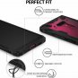 For HTC U12 Plus Ergonomic Transparent Military Drop Tested Defense Hard Black