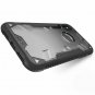 For iPhone X Case Military Grade Drop Proton Tested with Tempered Black Clear