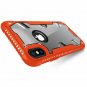 For iPhone X Case Military Grade Drop Proton Tested with Tempered Glass Orange