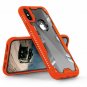 For iPhone X Case Military Grade Drop Proton Tested with Tempered Glass Orange