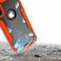 For iPhone X Case Military Grade Drop Proton Tested with Tempered Glass Orange