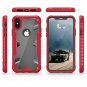 For iPhone X Case Military Grade Drop Proton Tested with Tempered Glass RED
