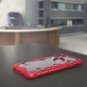 For iPhone X Case Military Grade Drop Proton Tested with Tempered Glass RED