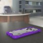 For iPhone X Case Military Grade Drop Proton Tested with Tempered Glass Purple