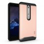 For Nokia 6.1 Case with Heavy Duty Extreme Protection Rugged Slim Rose Gold