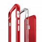 For iPhone 7/8 Case Edge Design Allbody Bumper Clear Back Buttons Covered Red