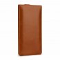 For BlackBerry Key2 Case. Slim Vertical Leather Ultra slim flip Cover Cognac
