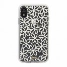For iPhone XR Case Military Drop Test Protective Clear Sweet Pea White Gold