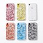 For iPhone XR Case Military Drop Test Protective Clear Sweet Pea White Gold