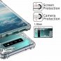 For Samsung Galaxy S10 Plus Case Slim Bumper Clear Flexible TPU White Flower