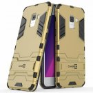 For Galaxy S8 Plus Case Hybrid Slim Fit Phone Cover Case with Kickstand Gold
