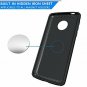 Moto Z3 Play Case Dretal ShockAbsorption Armor Magnetic AntiSlip Texture Navy