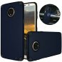 Moto Z3 Play Case Dretal ShockAbsorption Armor Magnetic AntiSlip Texture Navy
