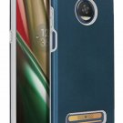 For Motorola Moto Z3/Z3 Play Case AntiScratch AntiFingerprint Protective Blue