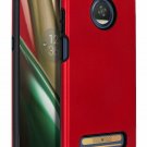 For Motorola Moto Z3/Z3 Play Case AntiScratch AntiFingerprint Protective Red
