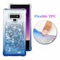 For Samsung Galaxy Note 9 Case Quicksand Series Glitter Flowing Gradient Azure