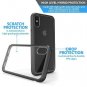 For iPhone Xs Max Case Protective Cover Shock Absorption TPU Bumper Black