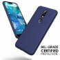 For Nokia 7.1 Case Scratch Resistant Anti Slip Grippy Soft Premium Blue