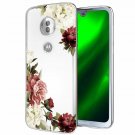 For Moto G7 Case Flowers Slim Shockproof Clear Soft Flexible Blossom Flower