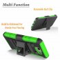 For Galaxy J3 2017 Case Holster HD Screen Protector Cover Shock Absortion Green