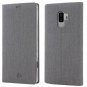 For Galaxy S9 Plus Wallet Case Leather Stand Kickstand Card Slot Magnetic Gray,