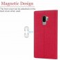 For Galaxy S9 Plus Wallet Case Leather Stand Kickstand Card Slot Magnetic Rose