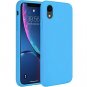 iPhone XR Case Gel Rubber Full Body Protection Shockproof Liquid Silicon Blue