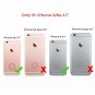 For iPhone 6/6S Case Slim Fit Hybrid Dual Layer Scratch Resistant Marble)