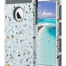 For iPhone 6/6S Case Slim Fit Hybrid Dual Layer Scratch Resistant Terrazzo