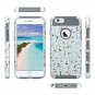 For iPhone 6/6S Case Slim Fit Hybrid Dual Layer Scratch Resistant Terrazzo