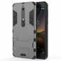 For Nokia 6/6.1 2018 Case Not for Nokia 6 2017 Dual Layer Armor Hard Slim Gray