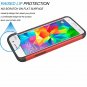 For Grand Prime Case/Galaxy Go Prime Case Shock Absorbing Rubber Slim Red
