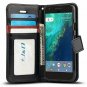 For Google Pixel Case Wallet Stand Slim Fit Shock Resistant Flip Cover Black