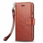 For Google Pixel Case Wallet Stand Slim Fit Shock Resistant Flip Cover Brown
