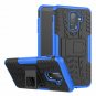 For Galaxy J8 2018 Case Hybrid Rugged Heavy Duty Armor Hard Back Cover Blue