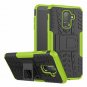 For Galaxy J8 2018 Case Hybrid Rugged Heavy Duty Armor Hard Back Cover Green