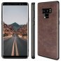 For Samsung Galaxy Note 9 Case Slim PU Leather Vintage Shockproof Dark Brown